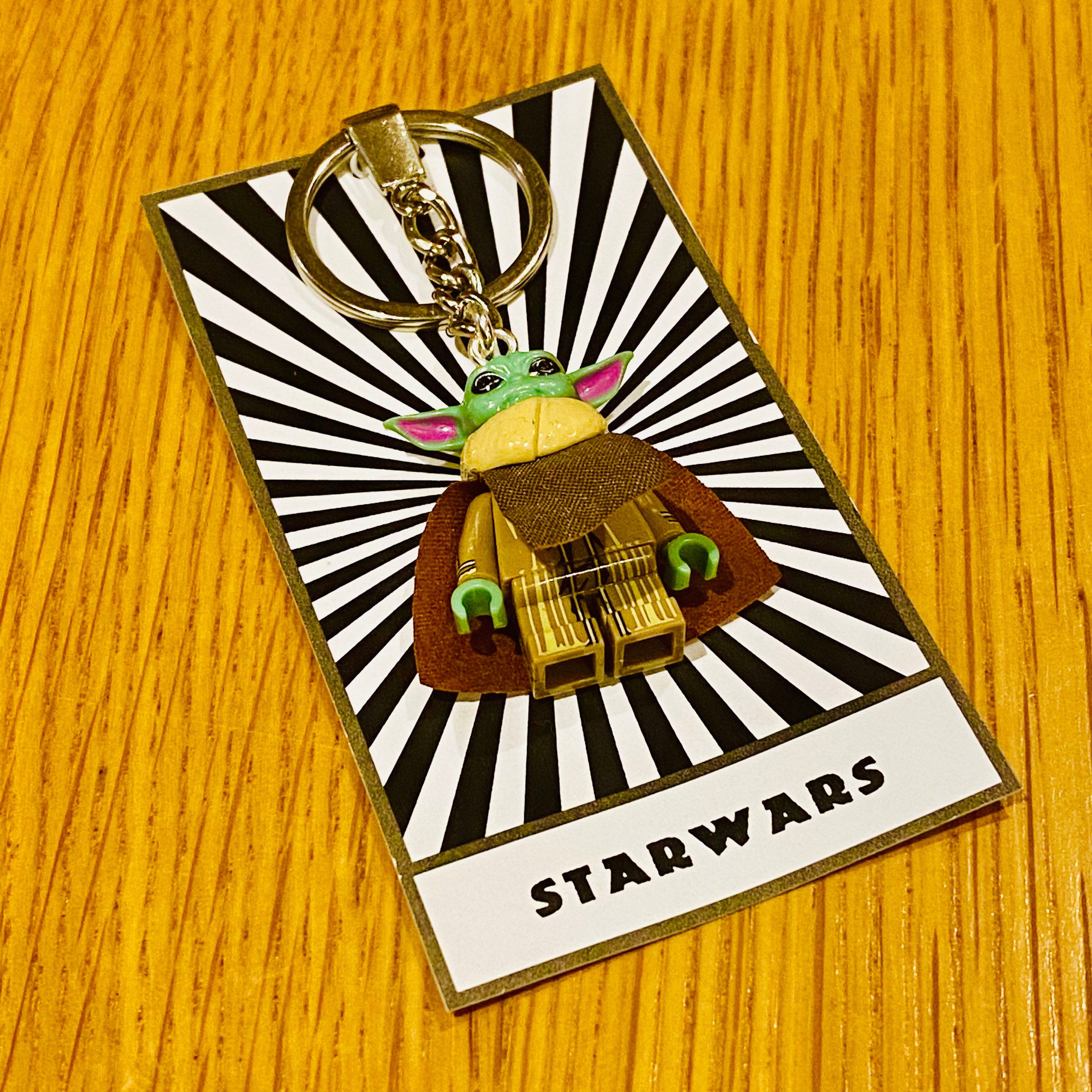 Baby Yoda Keyring Star Wars Lego Inspired Mandalorian Etsy