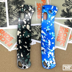 Benchmade Bugout 535 - Splatter Scale Set - Custom Aluminum Scales