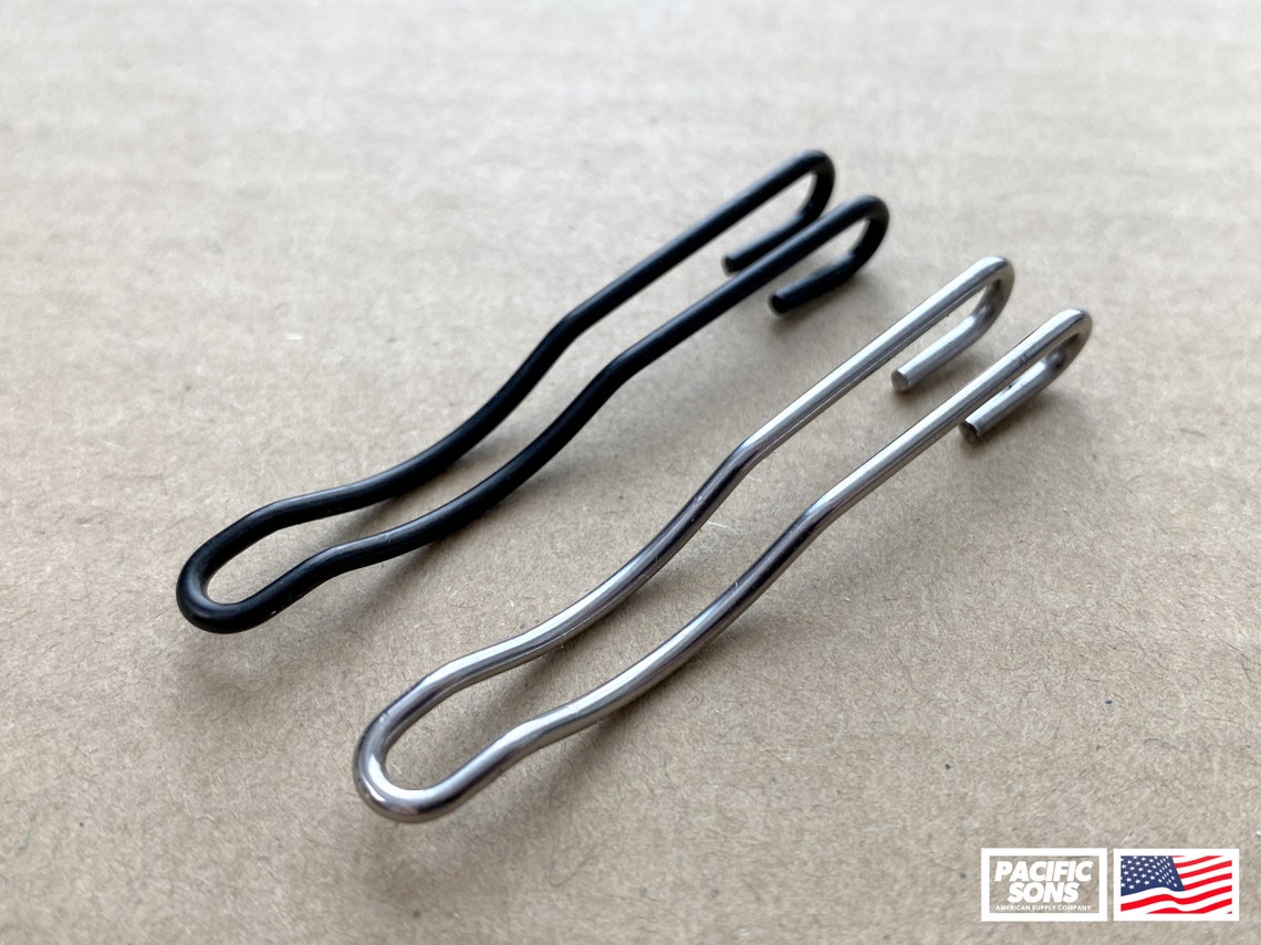 Deep Carry Wire Pocket Clip for Spyderco Knives Etsy
