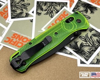 Benchmade Bugout 535 - Set di scale in acrilico neon Wave