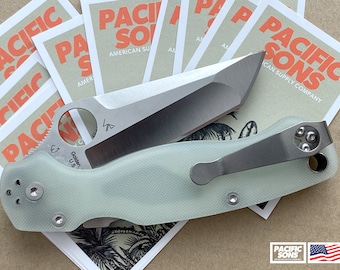 Titanium Deep Carry Pocket Clip For Spyderco PM2 Manix Endura Delica +More