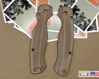 Spyderco Paramilitary 2 Escalas de Micarta