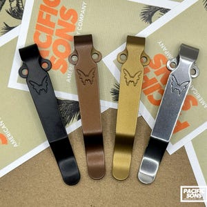 Replacement Deep Carry Pocket Clip for Benchmade Bugout, Osborne, Bailout, Griptilian, Plus Many More