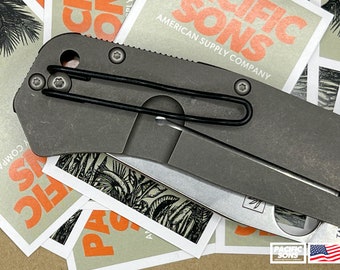 Deep Carry Wire Pocket Clip for Spyderco Knives