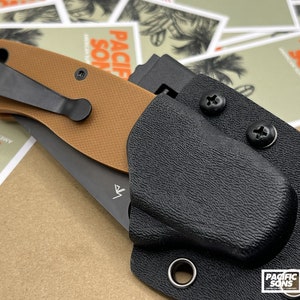 Spyderco Paramilitary 2/ Para 3 Custom Molded Kydex Knife Holder with Quick Clip