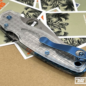 Spyderco Paramilitary 2 Acrylic Frag Scales