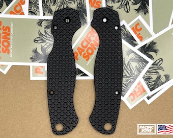 Spyderco Paramilitary 2 Knife - Catalina Scale Set - Custom Milled Aluminum