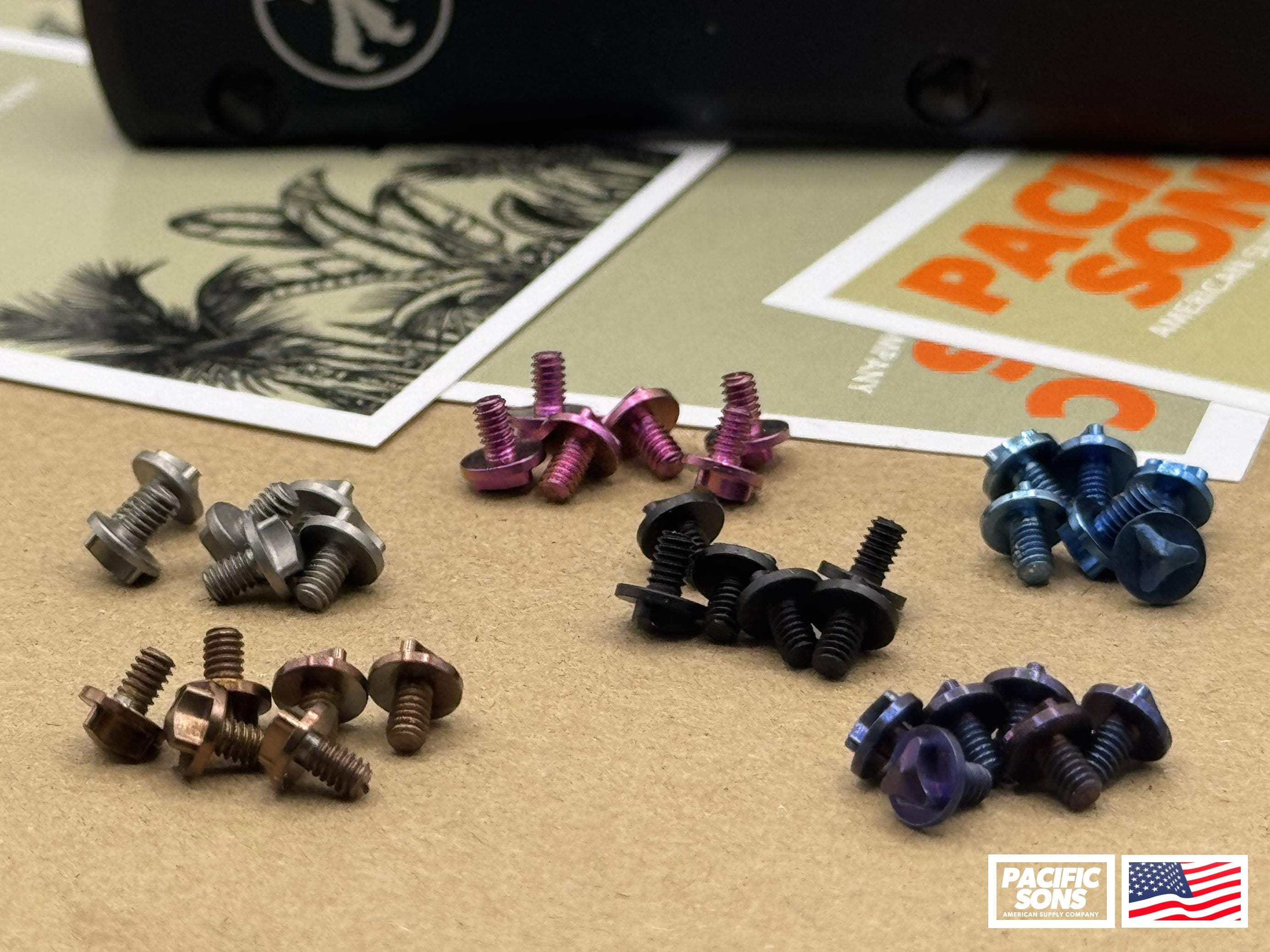 Titanium Screw Set for Microtech Knives - Ultratech & UTX-85