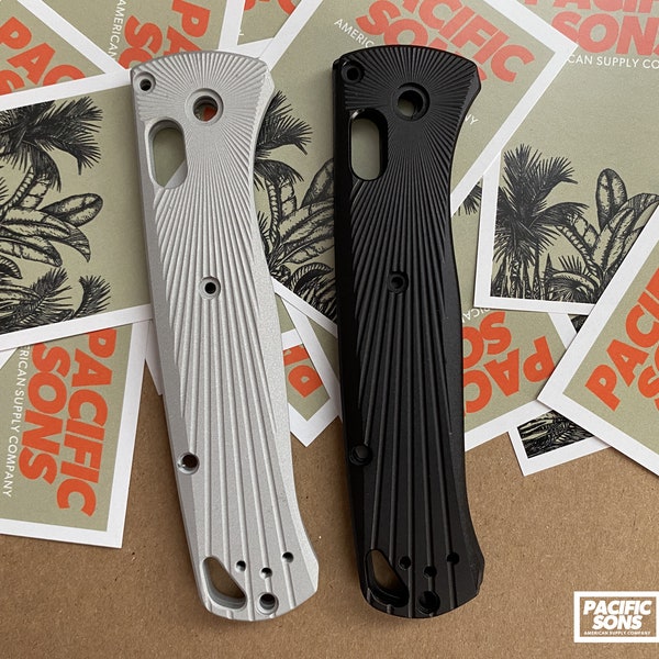 Junipero Scale Set for the  Benchmade Bugout 535 - Custom Aluminum Scales