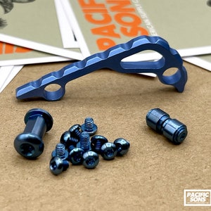 Triple Bundle Bugout 535 Package - Backspacer+Titanium Screw Set+Thumb Stud