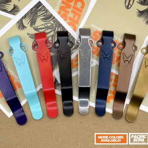 Clipe de bolso de reposição para porte velado, compatível com os modelos Benchmade Bugout, Osborne, Bailout, Griptilian e muitos outros.