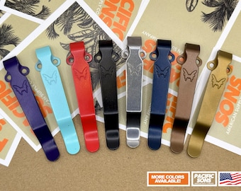 Clip de bolsillo de repuesto para transporte profundo para Benchmade Bugout, Osborne, Bailout, Griptilian y muchos más