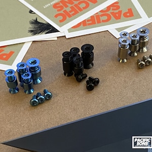 Titanium Screws, Pivot, & Lanyard kit for Spyderco Yojimbo