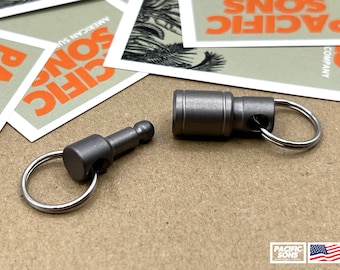 Titanium Quick Detach Keyring