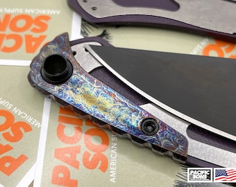 Spyderco Paramilitary 2 Anodized Titanium Back Spacer - USA