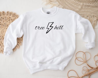 Tree Hill Lightning Bolt Crewneck Tric Inspired One Tree Hill