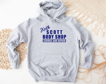 Keith Scott Body Shop One Tree Hill inspired hoodie