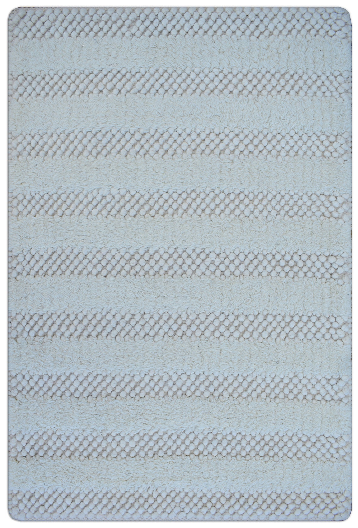 Handgemachter weißer Trachtenteppich Ballteppich Reißer | Etsy