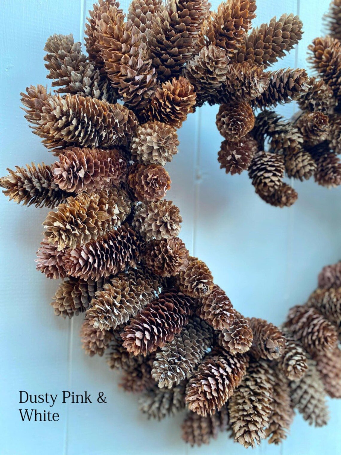 Handmade Pine Cone Heart Wreath Etsy.de