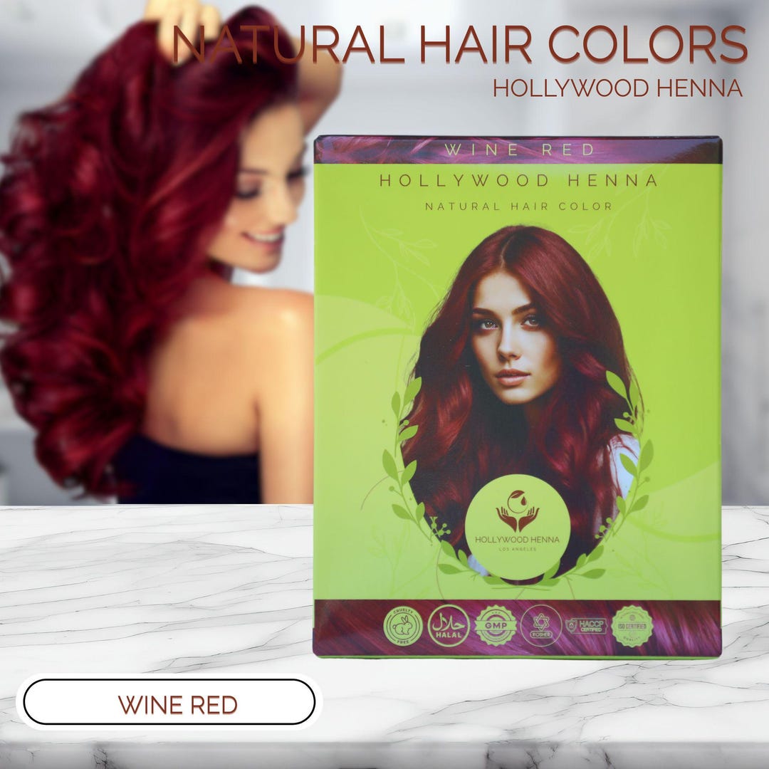 Henna Hair Color: Long Lasting Natural Hair Dye, Herbs, Gray