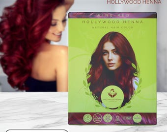 Henna Hair Color: Long Lasting Natural Hair Dye, Herbs, Gray Coverage