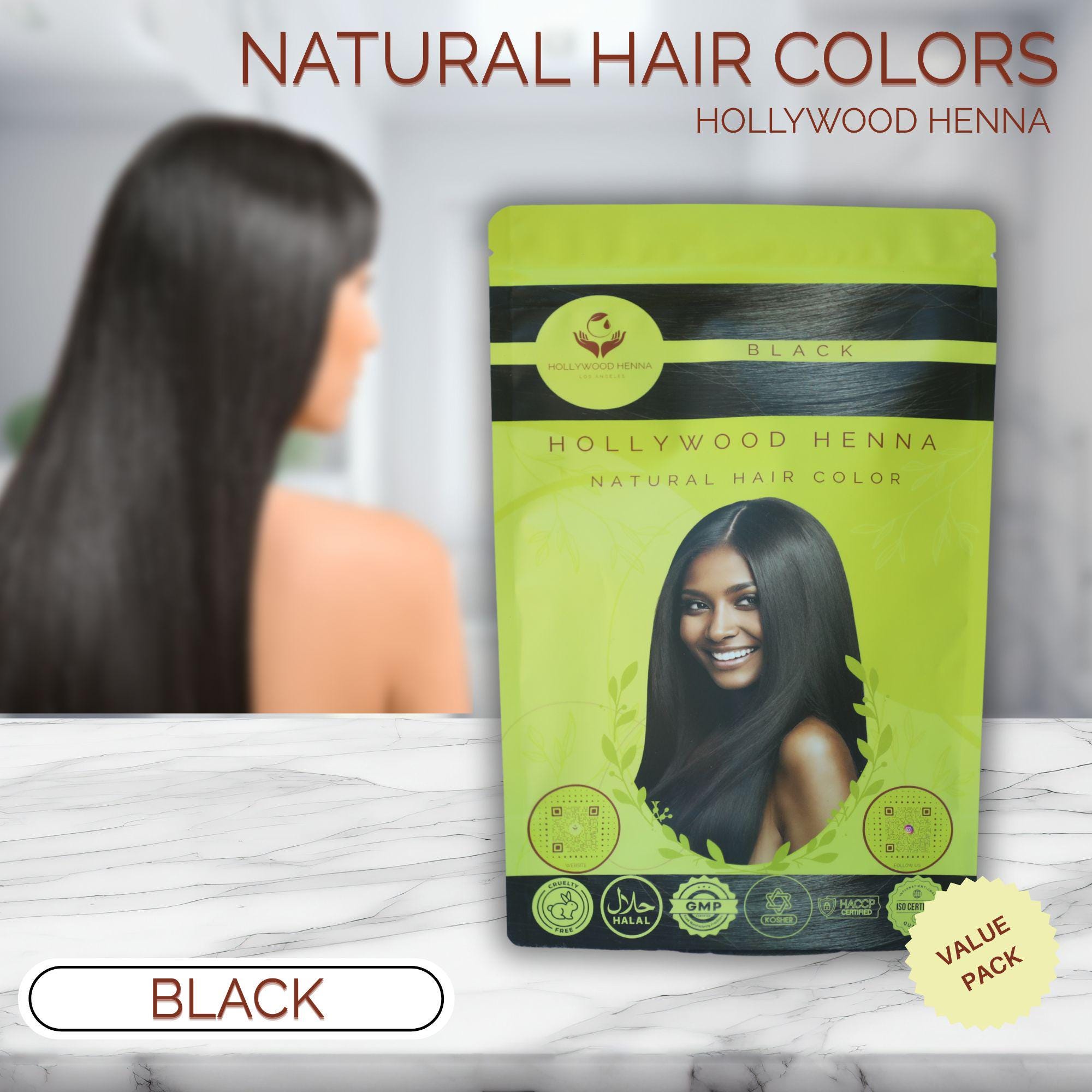 Henna Hair Color: Natural Herbal Dye, Chemical Free, Long Lasting