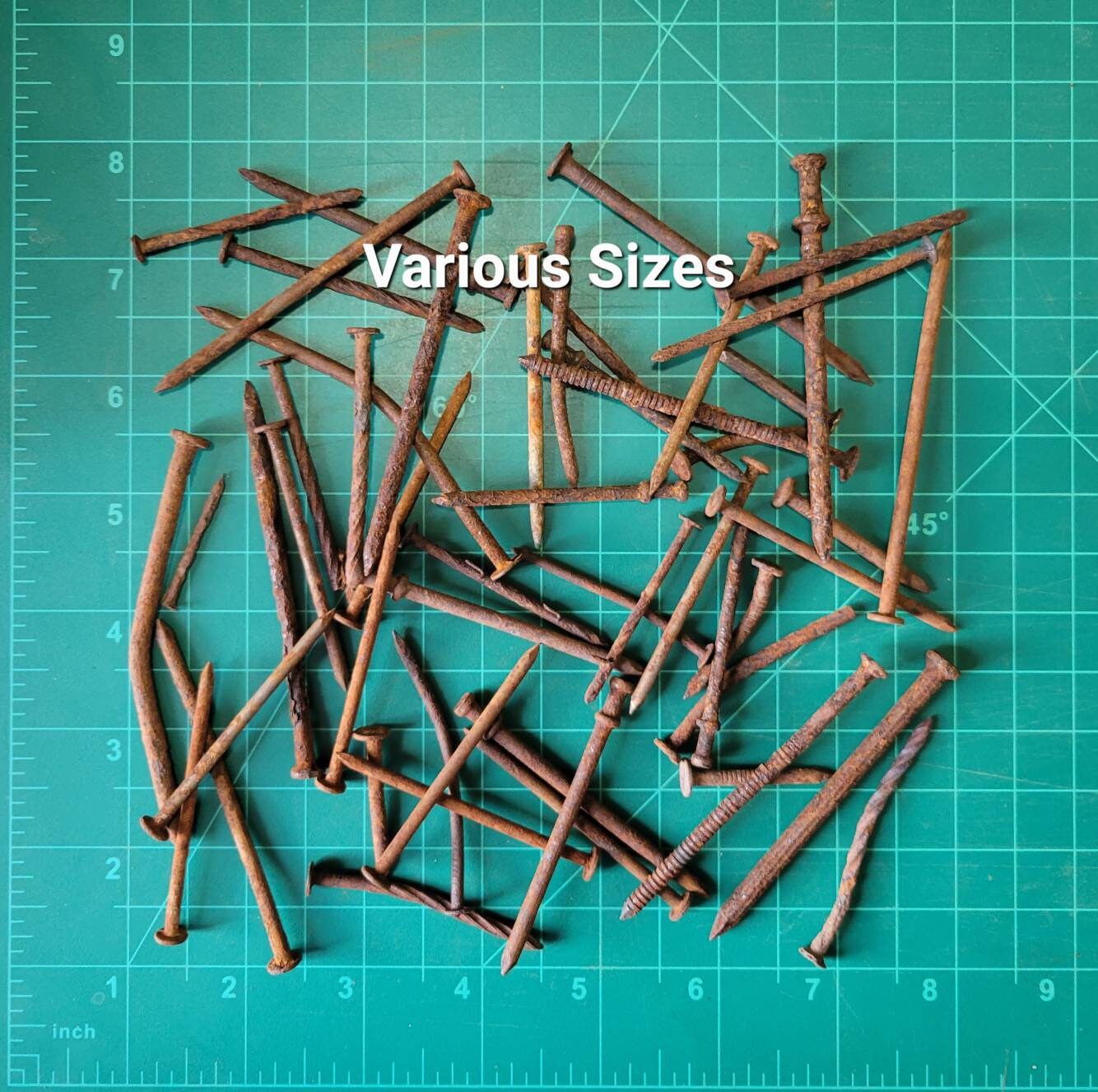 50 Rusty Screws 50 Rusty 3 Nails and 50 Rusty Nails of Etsy