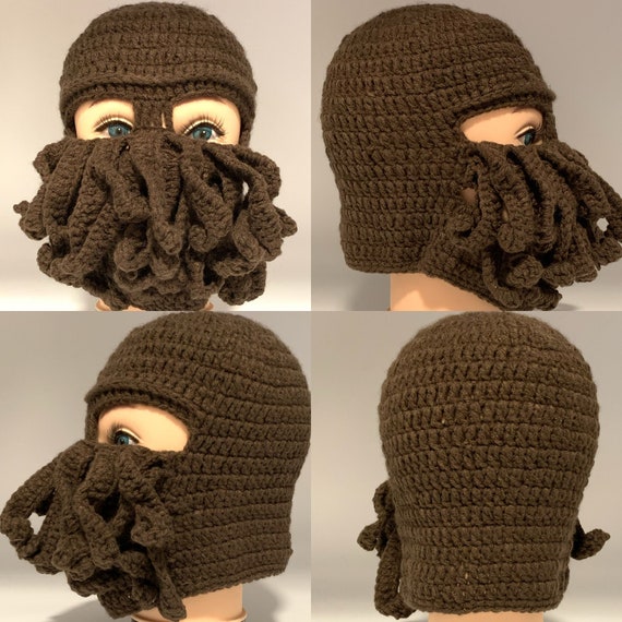 Tentacle Octopus Knit Beanie Hat Caps 