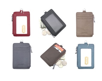 GzxtLTX PU Bifold Wallet Credit Card Holder ID Bussiness Card Coin Purse with Zipper GzxtLTX PU Bifold Wallet Credit Card Holder ID Bussiness Card Coin Purse with Zipper