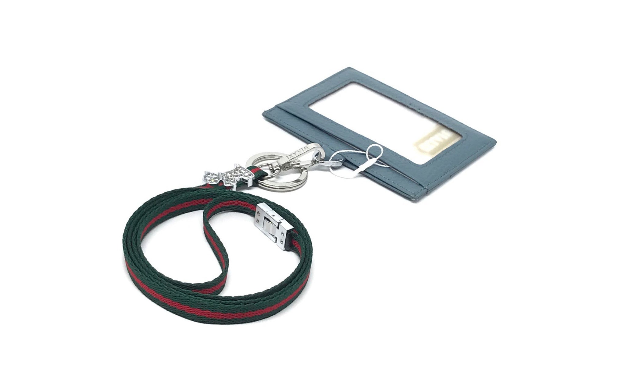 IXYVIA Leather ID Badge Holder With Breakaway Lanyard Etsy