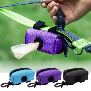 Dog poop bag holder for leash 2025