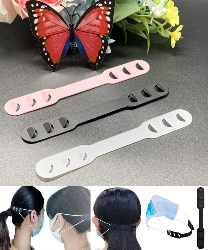 Soft Comfortable Non-Slip Mask Ear Hook Adjustable Adjustable Anti-Slip Mask Ear Grips Extension Hook 3 Colors Available