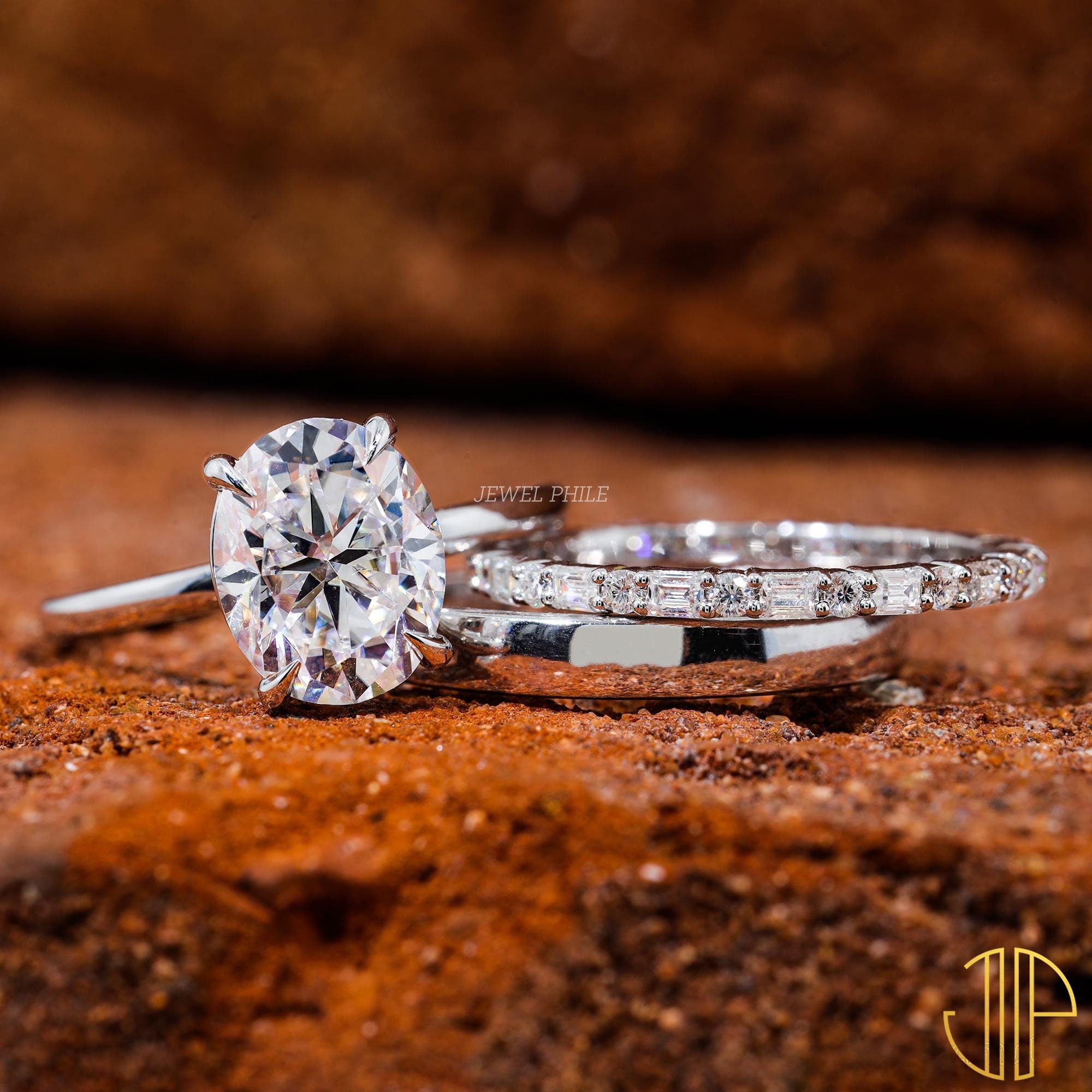 For Her Ritani White 14 Karat Gold Diamond Engagement Ring