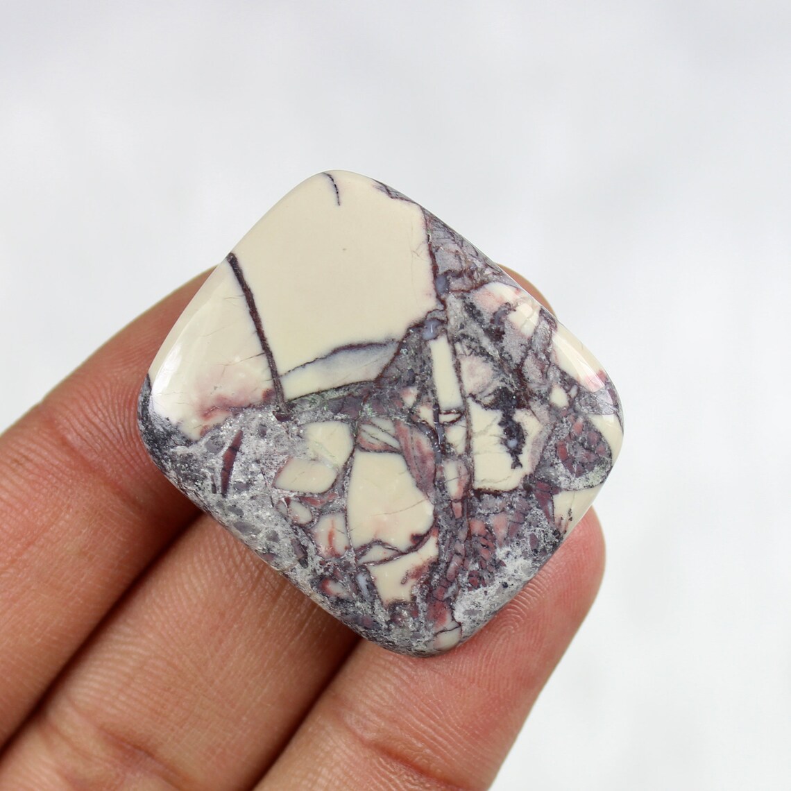 Classic Natural Porcelain Jasper Gemstone Bagate Shape Etsy
