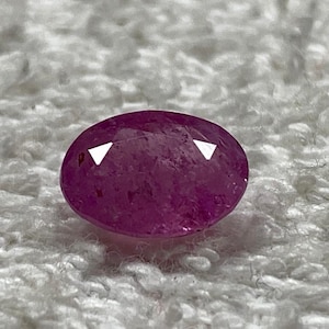 Mozambique Ruby, Natural Ruby, 2.10 Cts ,Mozambique, Ruby, Top Quality Ruby, Oval Ruby, Mozambique African Ruby Oval, Size 7*9 MM