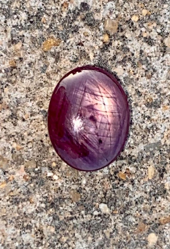 Natural African Ruby Star Loose Gemstone For Making Jewellery