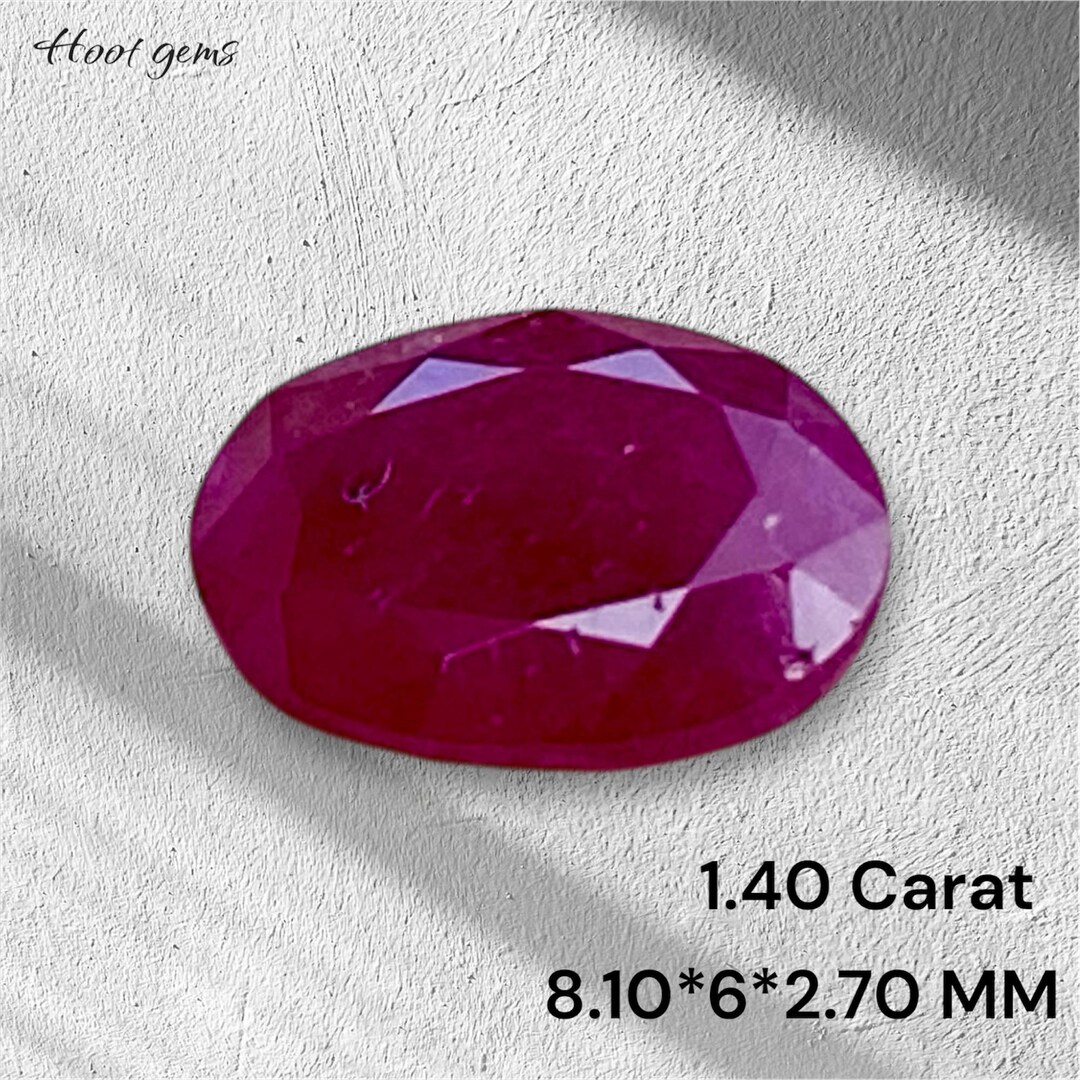 Ruby Cut Beautiful Natural Unheated Ruby Oval Shape Cut Faceted AAA Quality ...