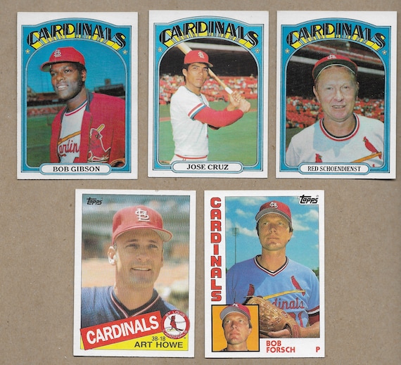 Vintage Topps St. Louis Cardinals Baseball Cards Various 