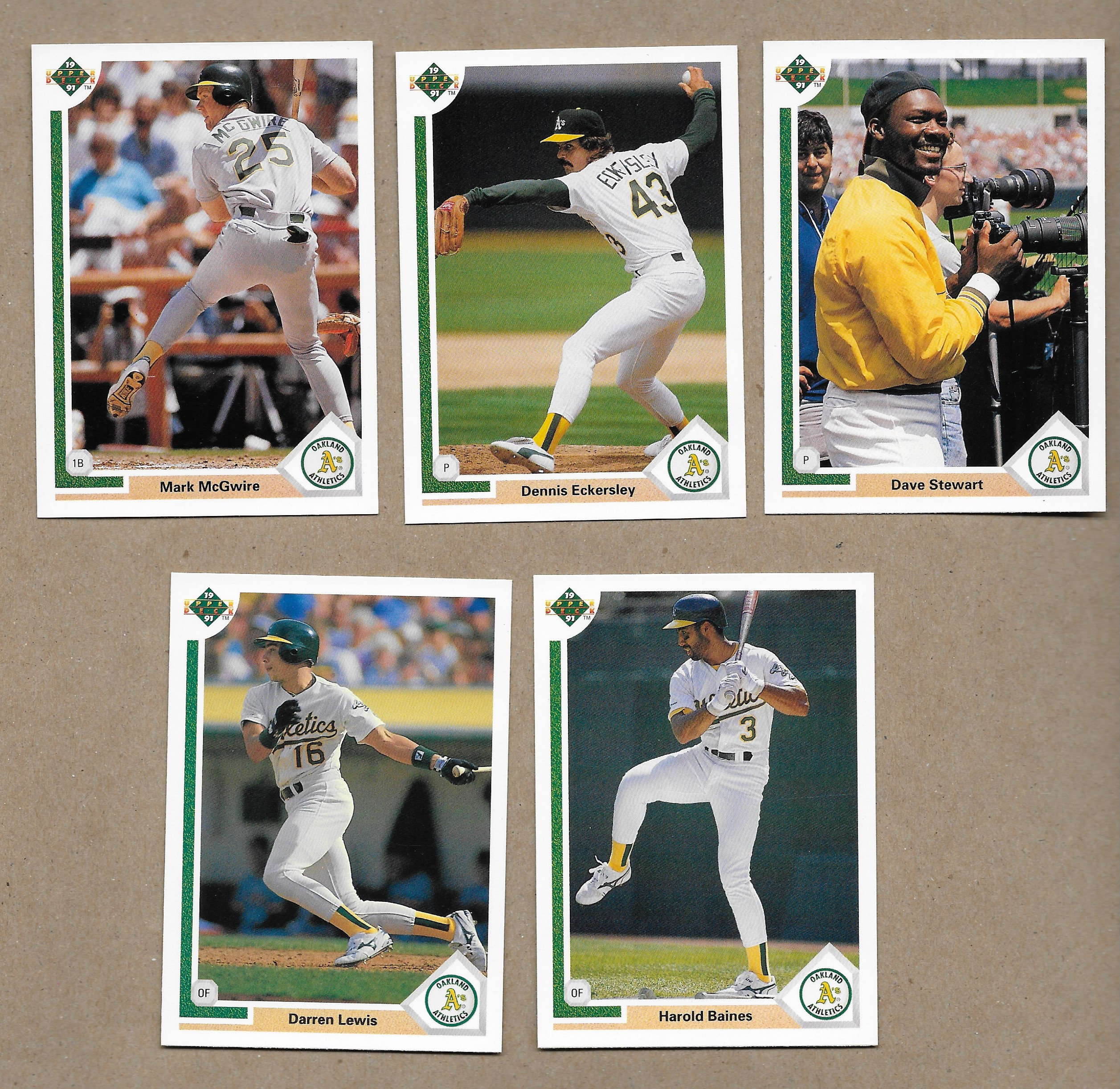 Vintage Oakland Athletics Baseball Cards Various Years and - Etsy