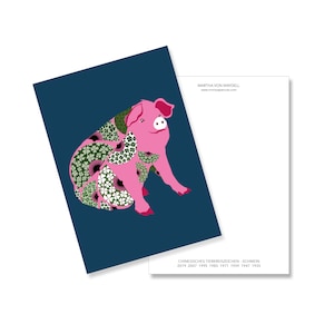 Postcard A6, CHINESE ZODIAC Pig image 1