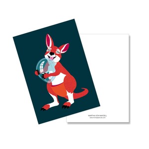 Carte postale A6, mouton à la lavande