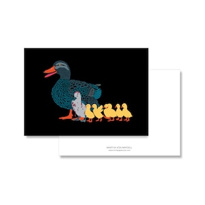 Postal A6, O Patinho Feio, Contos de Fadas dos Grimm