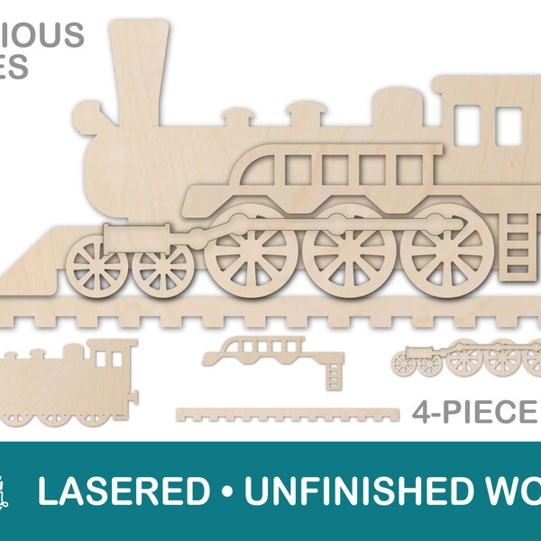 Laser Cut Train Kit Etsy