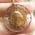 Médaillon Photo Ancien Français En Or 18 Carats époque Édouardienne - Avec Cloison En Verre
