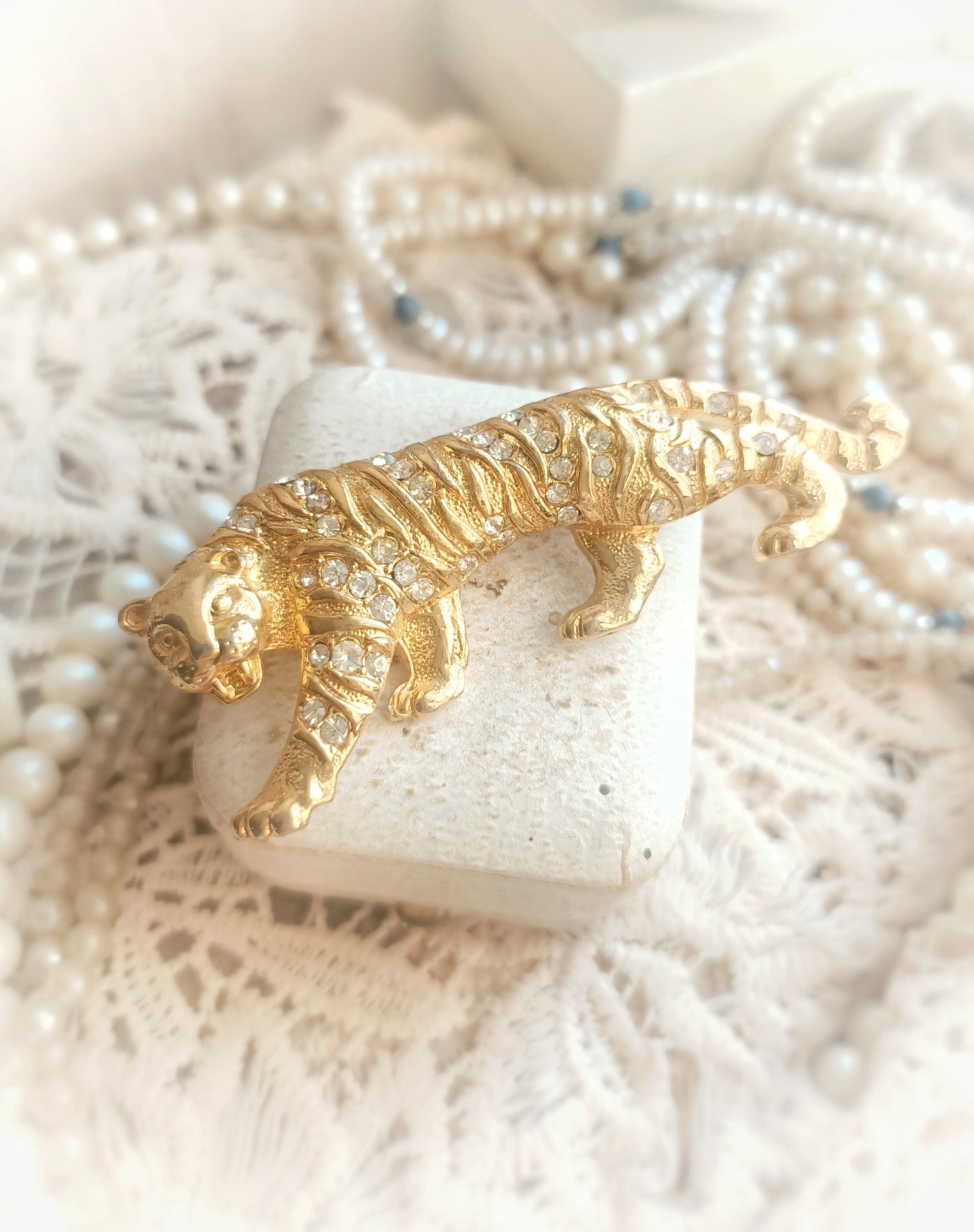 1950s Leopard Brooch - Etsy