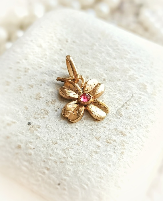Beautiful French Antique Rose Gold Filled Little … - image 9