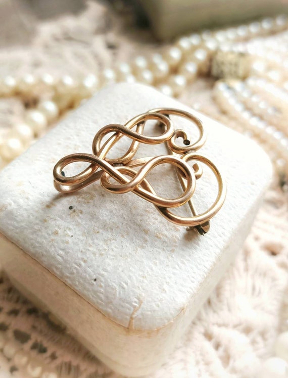 Beautiful French Antique c1900s Rose Gold Filled … - image 2