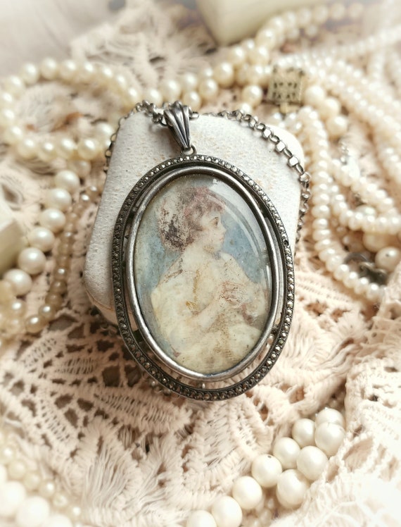 Beautiful BIG French Antique XIX-Century Miniature