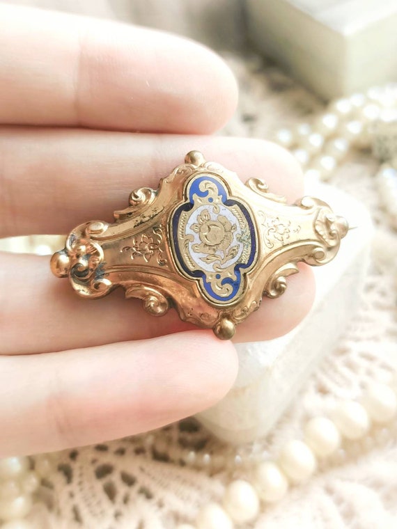 Beautiful French Antique XIX-Century Rose Gold Pl… - image 7