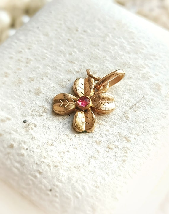 Beautiful French Antique Rose Gold Filled Little … - image 8